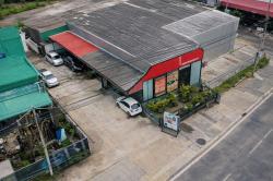 โกดัง 2 ชั้นให้เช่า 59 ตร.วา. 235 ตร.ม. . บนทำเลติด เลียบคลองทวีวัฒนา พุทธมณฑลสาย 3  โลตัส โก เฟรช 