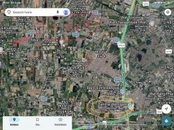 ขายที่ดินติดถนนเลียบคลองโต๊ะใหม่ ห่างถนนวัดลาดปลาดุก 450 เมตร  นนทบุรี