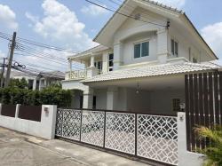 ให้เช่าบ้านเดี่ยว 2 ชั้น 66.40 ตร.ว. โครงการบ้านสวนราชา (รามอินทรา) ถนนประเสริฐมนูกิจ