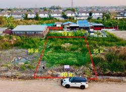 ขายที่ดิน คลองสาม 162 ตร.ว.  ที่ดินแปลงสวย พื้นที่ 1 งาน 62 ตร.ว.