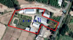  ขายที่ดินพร้อมสิ่งปลูกสร้าง  เนื้อที่ 6  ไร่ 16 ตรว  ต ร้องวัวแดง  สันกำแพง เชียงใหม่