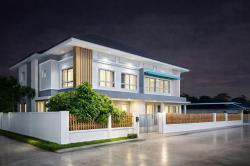 บ้านแฝด 2 ชั้น ประชาอุทิศ90  บ้านคลองสวน  800 ม. โลตัส ประชาสามัคคี 3 นอน 2 น้ำ 35 ตร.ว. 140 ตร.ม. 