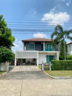 ให้เช่าบ้านเดี่ยว 2 ชั้น 72 ตรว. 3 ห้องนอน โครงการ Habitia Orbit หทัยราษฎร์ รีโนเวทใหม่ทั้งหลัง พร้อมอยู่ ใกล้ทางด่วนจตุโชติ